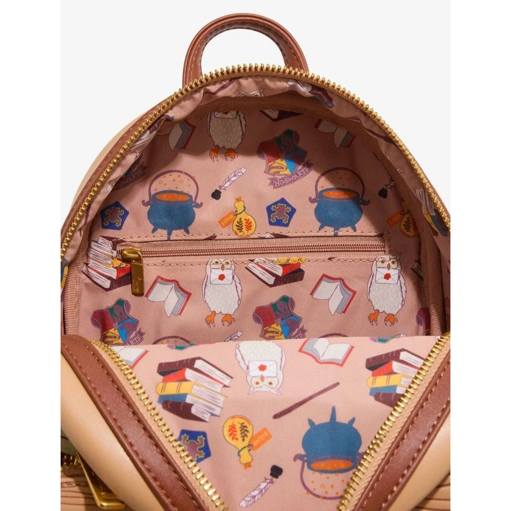 NEW Loungefly Harry Potter Back To School Backpack‎ With Wallet SET + 5 PINS